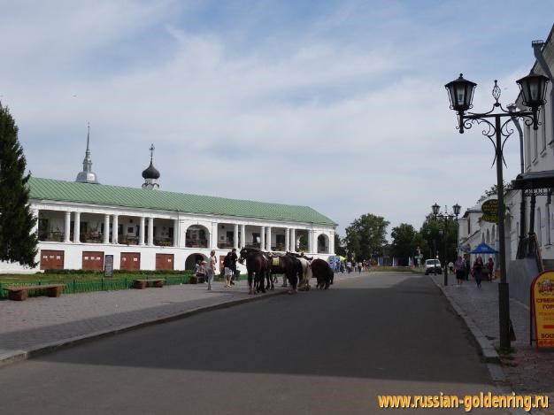 Достопримечательности Суздаля. Кремлёвская улица