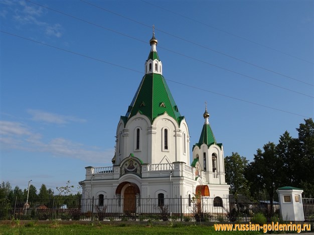 Достопримечательности Дмитрова. Преображенская церковь в Запрудне