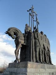Псков. Монумент в честь Ледового побоища