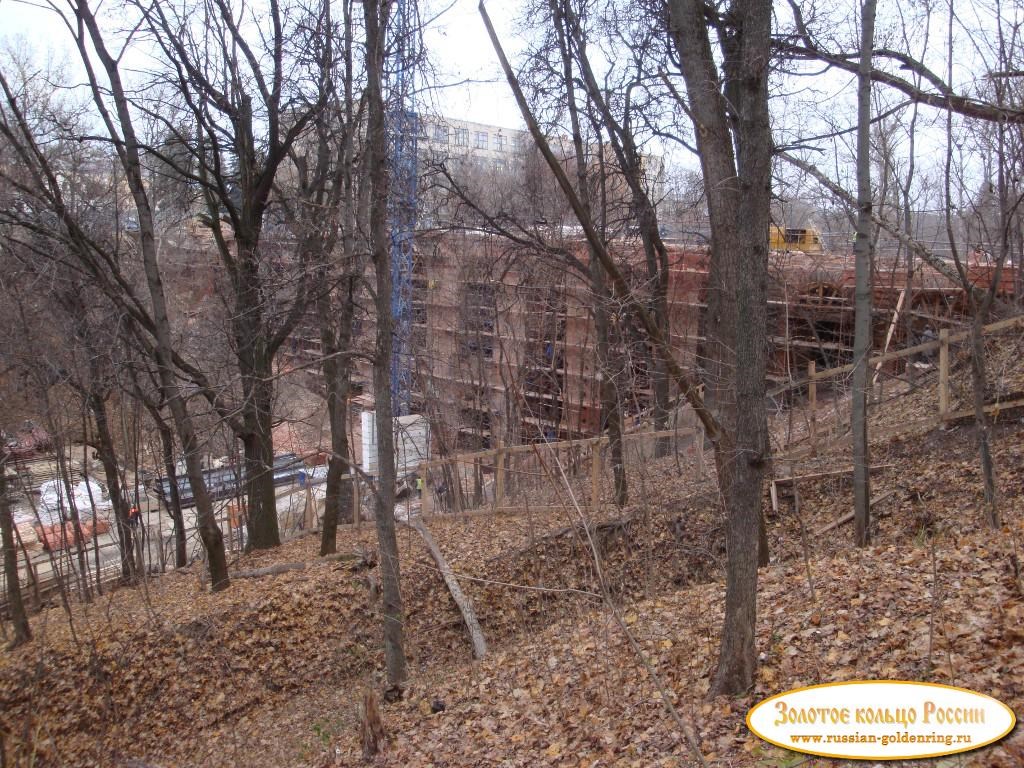 Мост через Березуйский овраг (конец XVIII века). Калуга