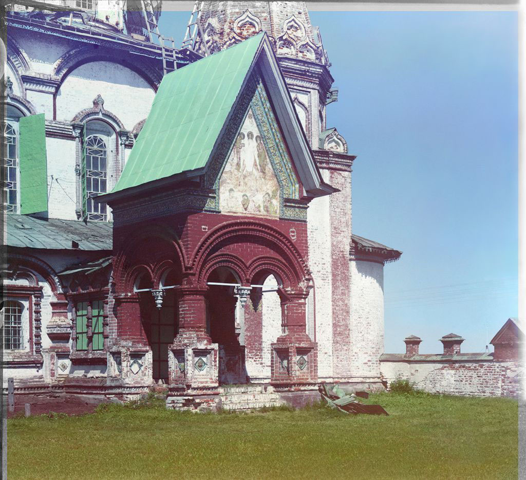Ярославль. Вход в Церковь Иоанна Златоуста (с юго-зап.). 1911 год.