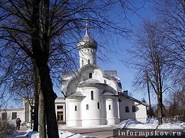 Церковь Воскресения Христова в Орлецах. Псков