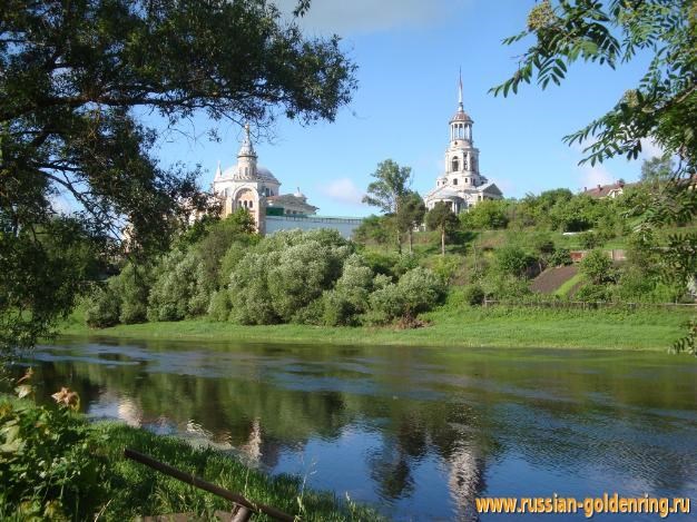 Достопримечательности Торжка. Набережная реки Тверцы