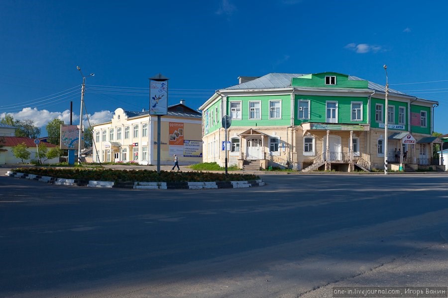 Исторический центр города. Тотьма