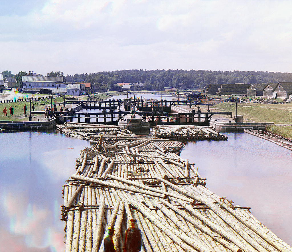 Шлиссельбург. Гонки на канале Петра I. 1912 год.
